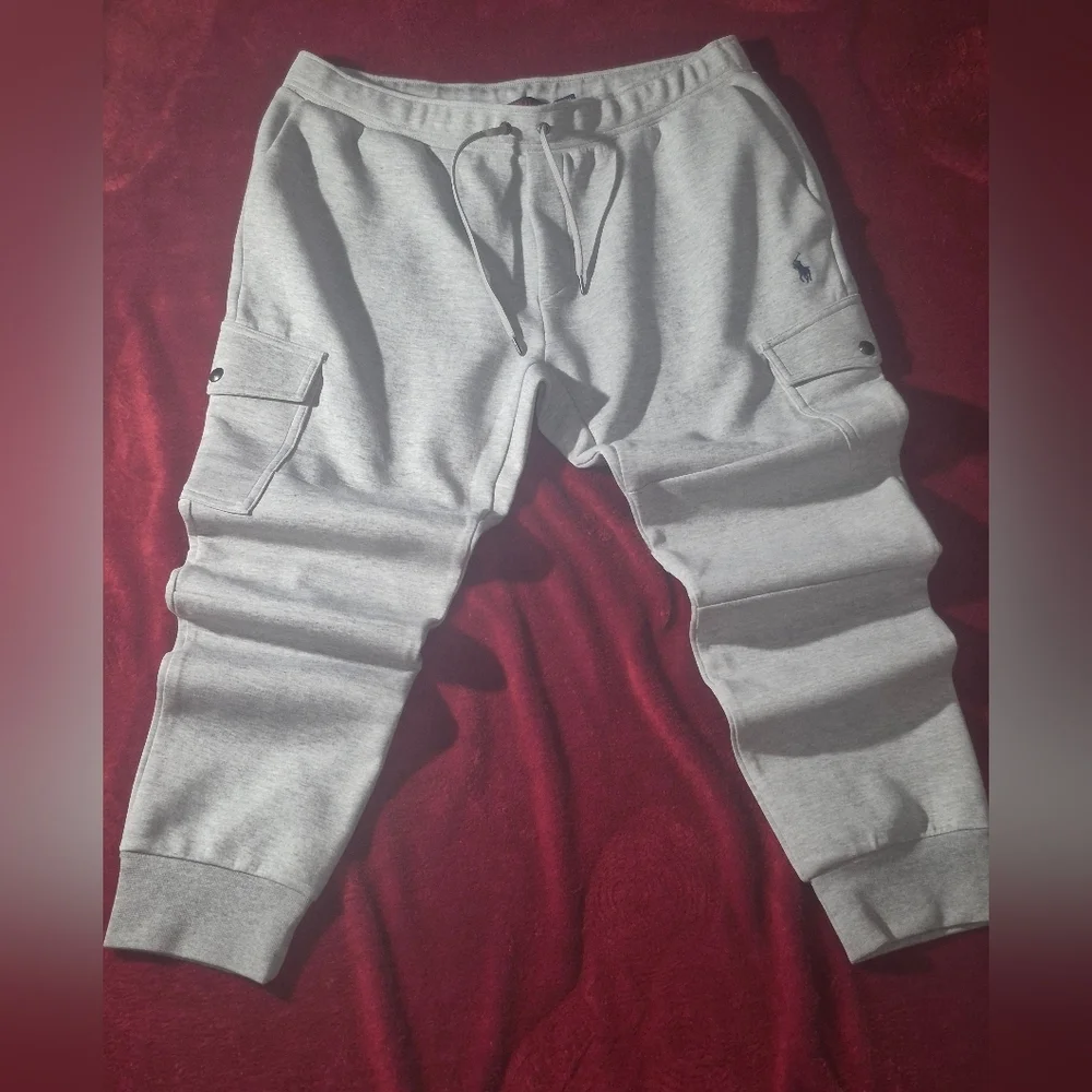 Polo Ralph Lauren men's double-knit cargo jogger sweatpants